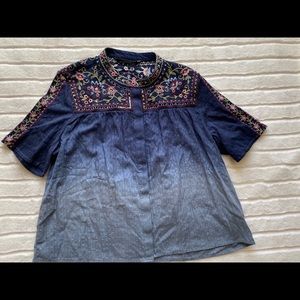 NWTZara ‘The Sandy Shirt. Premium Denim Collection